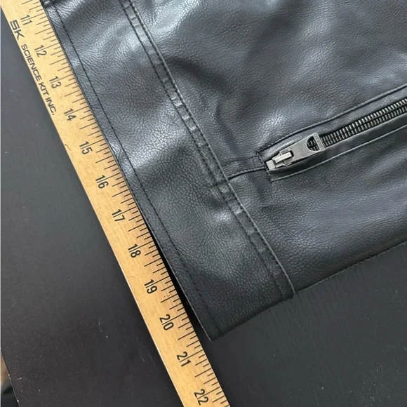 Guess Men's Black Moto Biker style Jacket…M - Picture 4 of 15